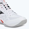 Scarpe da pallavolo Mizuno Wave Momentum Pro Mid white/black/fiery red 7