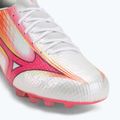 Scarpe da calcio Mizuno Alpha III Japan AG white/fuchsia purple 7
