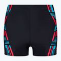 Pantaloncini da bagno Speedo Tech Print Aquashort da uomo nero/arancio