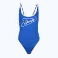 Costume intero donna Speedo Solid Bound Scoop turkish sea/bright white