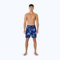 Pantaloncini da bagno Nike Fine Floral 7" Volley da uomo, mezzanotte marina 2