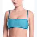 Parte superiore del costume da bagno Nike Ripple Texture Bralette Classic Bikini bleached turquoise