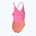 Costume da bagno intero per bambini Nike Ocean Bound Ripple Texture Lace Up pink glow 3
