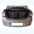 KJUST set di borse per bagagliaio Dacia Logan Limousine 2012-2020 5 pezzi nero 15