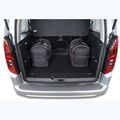 Set di borse portabagagli KJUST 2018 Opel Combo+ 6 pezzi nero. 14
