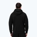 Felpa con cappuccio Pitbull Dogwood da uomo, nero 3