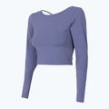 Top yoga donna 4F TSDL019 LS denim 3