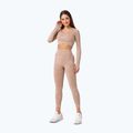 Allenamento donna maniche lunghe Carpatree Yasmine Seamless beige stone wash 2