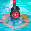 Maschera integrale per lo snorkeling AQUASTIC SMA-01SC rosso 4