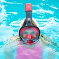 Maschera integrale per lo snorkeling AQUASTIC SMA-01SC rosso 5