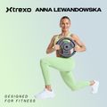 XTREXO RW20 Peso in ghisa gommata da 20 kg nero 2