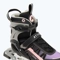 Pattini in linea per bambini ATTABO Bladeroll regolabili nero/viola 6