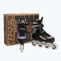 Pattini in linea per bambini ATTABO Bladeroll regolabili nero/viola 11