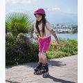 Pattini in linea per bambini ATTABO Bladeroll regolabili nero/viola 12