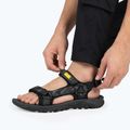 KADVA Cruzo sandali da uomo nero 5