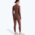 Maglia donna a manica lunga JOYINME Motion LS 1/4 Zip castagna 3