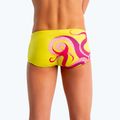 SWEEP Aqua Kraken, boxer da bagno da uomo rosa/giallo 9