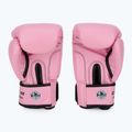 WINDY Guanti da boxe classici in pelle sintetica rosa 3