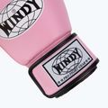 WINDY Guanti da boxe classici in pelle sintetica rosa 6