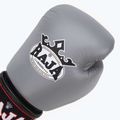 RAJA BOXING Guanti da boxe singoli standard in vera pelle grigi 5