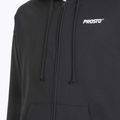 PROSTO Uomo Felpa con cappuccio Logo Zip nero 4