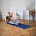 Tappetino da yoga HMS YM10 8 mm blu scuro 10