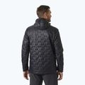 Giacca ibrida Helly Hansen Lifaloft Insulator da uomo con cappuccio nero opaco 2