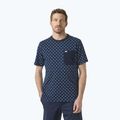 Maglietta da uomo Helly Hansen Hudson navy aop