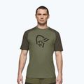 Maglietta da trekking da uomo NORRONA Femund PureUll loden green