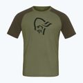 Maglietta da trekking da uomo NORRONA Femund PureUll loden green 5