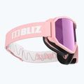 Bliz Rave opaco polvere rosa/marrone rosa multi occhiali da sci 5