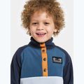 Didriksons Monte Half Button felpa in pile da bambino blu nuvola 6