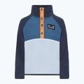 Didriksons Monte Half Button felpa in pile da bambino blu nuvola 7