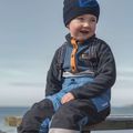 Didriksons Monte Half Button felpa in pile da bambino blu nuvola 9