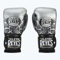 Guanti da boxe Cleto Reyes Velcro Sparring argento/nero 2