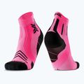 Calze da uomo X-Socks Run Expert Ankle rosa fluo/x nero