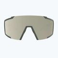 Occhiali da sole SCOTT Shield khaki green/amp white chrome 2