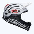 Casco bici Bell FF Super DH MIPS Spherical fasthouse opaco lucido nero/bianco 2