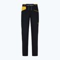 Pantaloni da arrampicata La Sportiva da uomo Talus nero/giallo 6