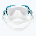Maschera da sub donna Cressi Honey 420 UV white/aquamarine/blue/orange 4