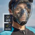 Maschera facciale integrale per snorkeling Cressi Komodo Full Face blue/black 12