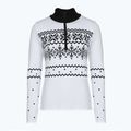 Felpa termica da donna Newland Groenlandia Half Zip bianco/nero