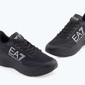 EA7 Emporio Armani Wave Cracking scarpe nere/argento pieno 13