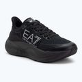 EA7 Emporio Armani Wave Cracking scarpe nere/argento pieno