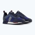 EA7 Emporio Armani Nero & Bianco Scarpe scamosciate sky captain / deep cobal / mineral 9