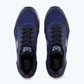 EA7 Emporio Armani Nero & Bianco Scarpe scamosciate sky captain / deep cobal / mineral 12
