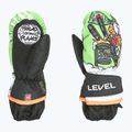 Guanti da sci per bambini Level Animal lime 7