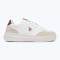 Scarpe da uomo U.S. Polo Assn. CODY003B bianco/marrone chiaro 2