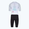 Body da ciclismo da donna Castelli Free Sanremo 3 SS in white/black 2