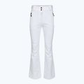 Pantaloni da sci donna EA7 Emporio Armani Ski Kitzbuhel Softshell a vita alta bianco
